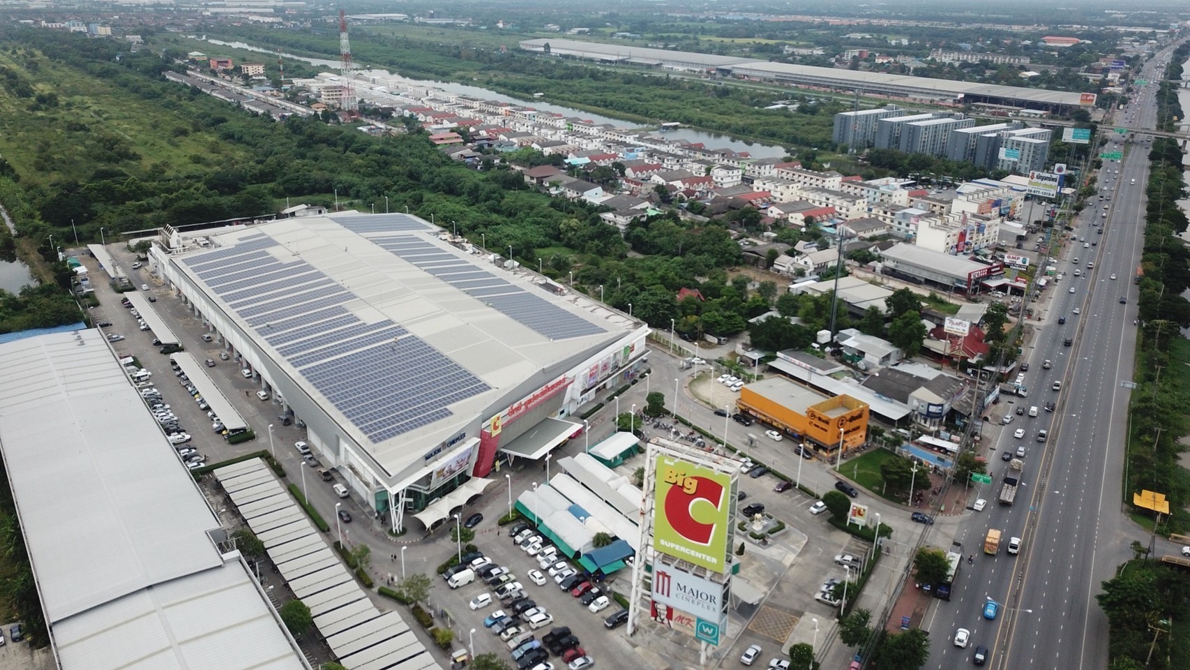 BIG C Solar Rooftop Phase 2.2 (BTYR) Thanyaburi Project